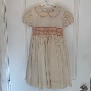 Mother Goose girl smocked waist dress in size 5.